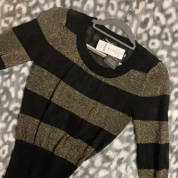 ✨ NWT Bebe Metallic Sweater ✨ - Picture 6 of 6